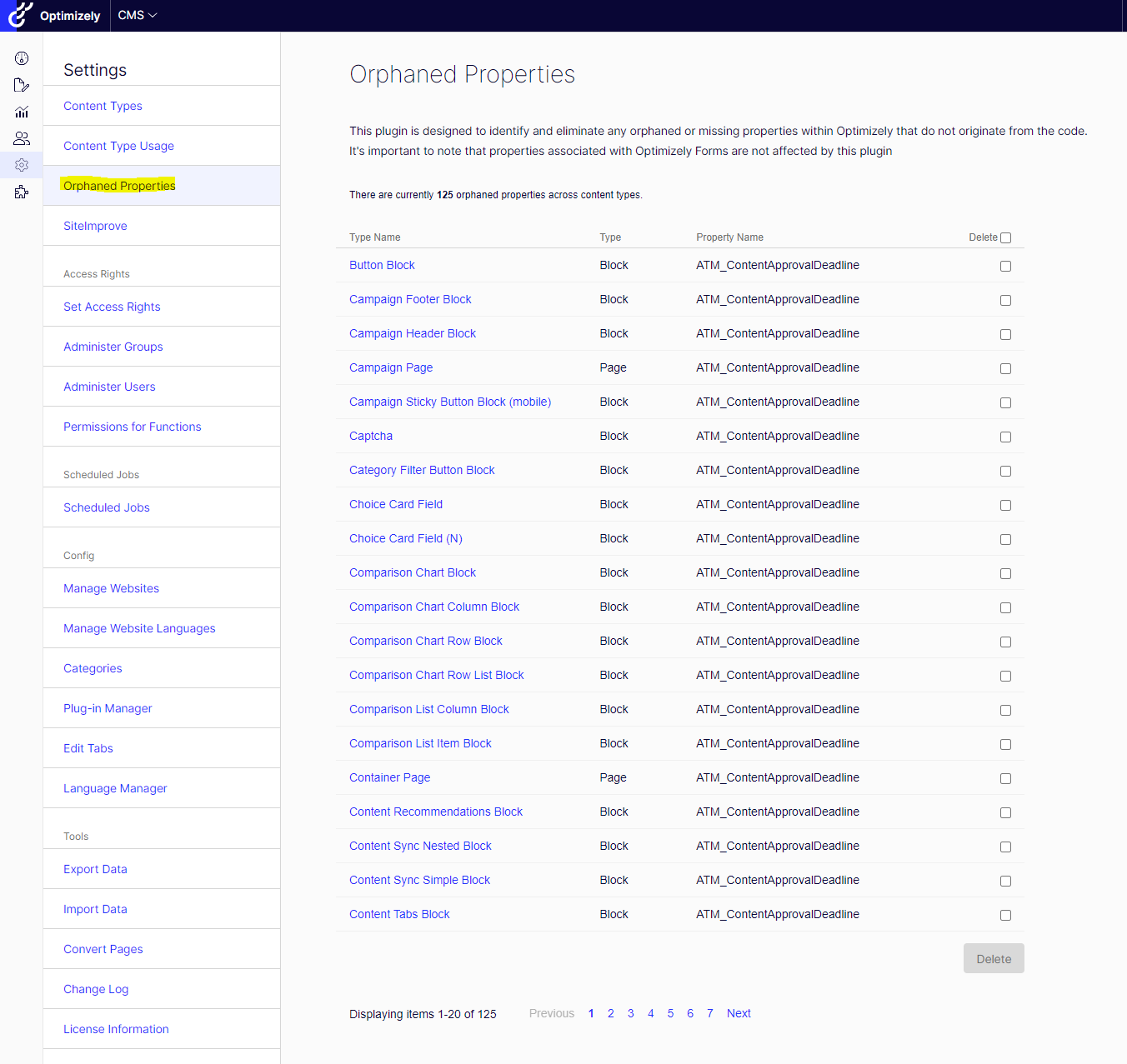 Orphaned Properties